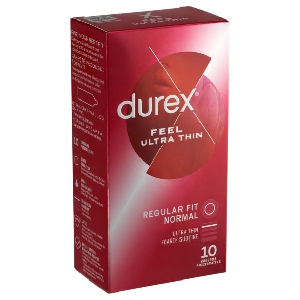 Durex Feel Ultra Thin - ultrarealistisches Kondom (10 Stück) 