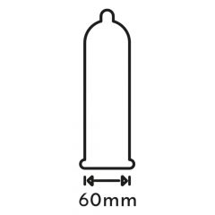 Secura Aubergine - extra große Kondome - 60mm (12 Stück)