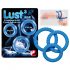 You2Toys - Lust Penisringtrio - blau 