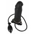 You2Toys - Aufblasbarer Strap-On - hohler Silikon-Dildo (Schwarz) 