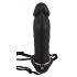 You2Toys - Aufblasbarer Strap-On - Hohl-Silikon-Dildo (schwarz)