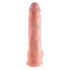 King Cock 10 Hoden großer Dildo (25 cm) - Naturfarbe 