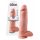 King Cock 12 Hoden großer Dildo (30 cm) - natürlich 