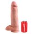 King Cock 12 Hoden großer Dildo (30 cm) - natürlich 