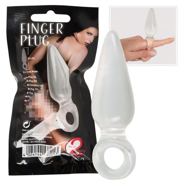 You2Toys - Finger Plug - Anal-Finger-Dildo (durchsichtig) 