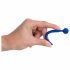 Dilator Sperm Stopper - kugelförmiger, Silikon-Harnröhrendehner-Dildo (blau) 