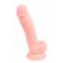 Medizinisches Silikon-Dildo (18cm) - Naturfarbe 