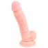 Medizinisches Silikon-Dildo (18cm) - Naturfarbe 