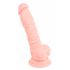 Medizinisches Silikon-Dildo (18cm) - Naturfarbe 