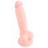 Medizinisches Silikon-Dildo (18cm) - Naturfarbe 