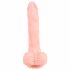 Medizinisches - Dildo aus medizinischem Silikon (21cm) - naturfarben 