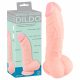 Medizinisch - Dildo aus medizinischem Silikon (20cm) - Naturfarbe 