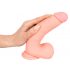 Medizinisch - gerader medizinischer Silikondildo (20cm) - Naturfarbe 