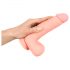 Medizinisch - gerader medizinischer Silikondildo (20cm) - Naturfarbe 