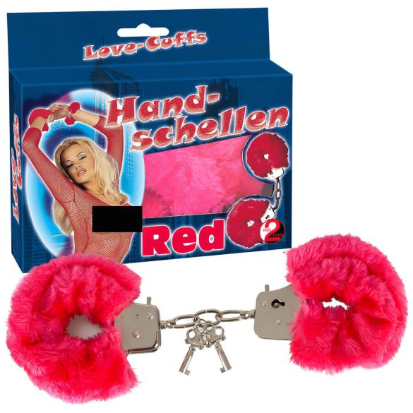 You2Toys - Plüsch Handschellen - Rot 