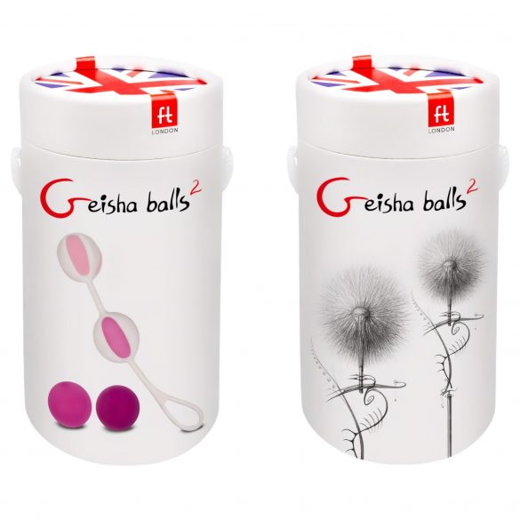 Geisha Balls 2 - variables Geisha-Ball-Set (rosa und weiß) 