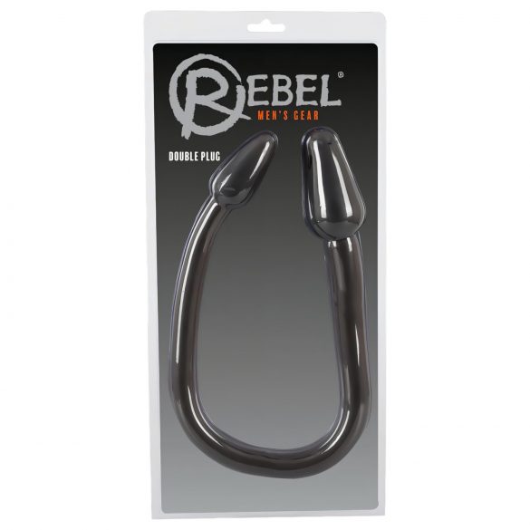 Rebel Double Plug - Doppel-Kegel Anal Dildo (schwarz)