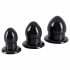 You2Toys - Stretching Plug Kit - Anal Dildo Set - 3 Stück (schwarz) 