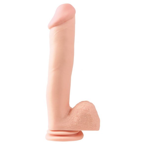 Basix - Saugnapf, Hoden Dildo (Natur) 