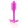 b-vibe Snug Plug 1 - Anal-Dildo mit innerem Gewicht (55g) - Pink für Anfänger 