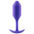 b-Vibe Snug Plug 2 - Doppelkugelanaldildo (114g) - Lila