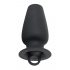 You2Toys - Lust Tunnel - hohler Analdehner Dildo mit Verschluss (schwarz) 