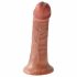 King Cock 6 Dildo (15 cm) - Braun 