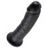 King Cock 8 Dildo (20 cm) - Schwarz