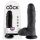 King Cock 8 Hoden Dildo (20 cm) - Schwarz