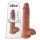 King Cock 10 mit Hoden großer Dildo (25cm) - Braun 