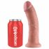 King Cock 8 Dildo (20 cm) - naturfarben 