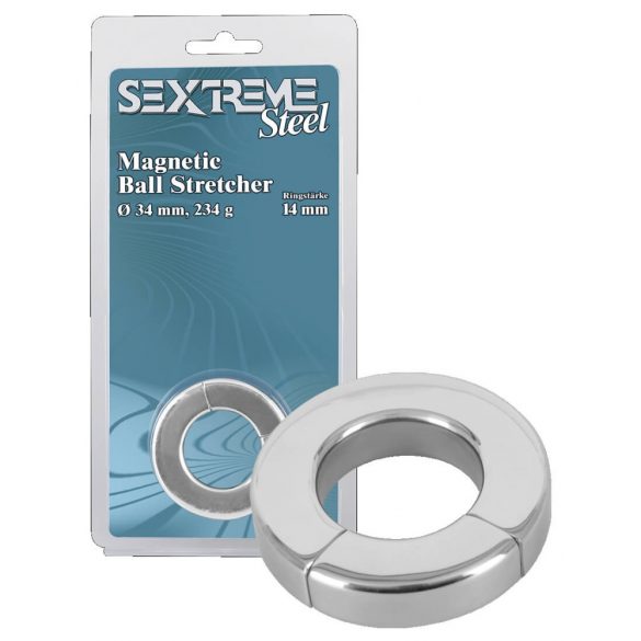 Sextreme - Schwere magnetische Hodenring und Stretcher (234g) 