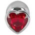 You2Toys - Diamond - 85g Aluminium Anal Plug (silber-rot)