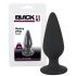 Black Velvet Heavy - 40g Anal Dildo (schwarz) 