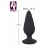 Black Velvet Heavy - 40g Anal Dildo (schwarz) 