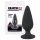 Schwarzer Samt Heavy - 75g Anal Dildo (schwarz) 