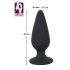 Schwarzer Samt Heavy - 75g Anal Dildo (schwarz) 