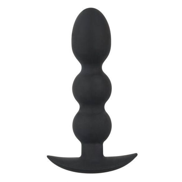 Black Velvet Heavy - 145g Kugel-Analdildo (schwarz) 