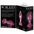 Icicles Nr. 79 - konische Glas Anal-Dildo (rosa) 