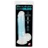 You2Toys Glow in the Dark - saugnapfbasierter, leuchtender Dildo mit Hoden (Blau) 