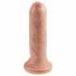 King Cock 6 - naturgetreuer Dildo (15 cm) - naturfarben