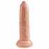 King Cock 9 - naturgetreuer Dildo (23 cm) - natur