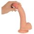 realistixxx - Saugnapf realistischer Dildo (22cm) - Naturfarben 