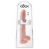 King Cock 14 Hoden großer Dildo (35cm) - Naturfarben 