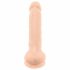 Silexd 7 - Saugnapf-Dildo - 17,5 cm (natur) 