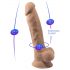 Silexd 7 - Haftdildo 17,5 cm (Natur)