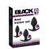 Black Velvet - Silikon Analplug-Set (3-teilig) - schwarz