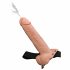 Fetisch Strap-On 9 - anlegbarer, hohler, spritzender Dildo (natur)