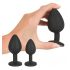 Black Velvet - Anal-Plug-Set (4-teilig) - Schwarz