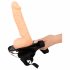 Erection Assistant - hohler strap-on Dildo (natur) 